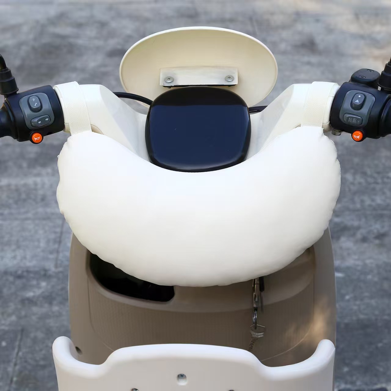 Baby Head | 无 Elektromobil üçün bamper qoruyucu yastıqlar - solid-color-no-pattern-baby-anti-collision-pad