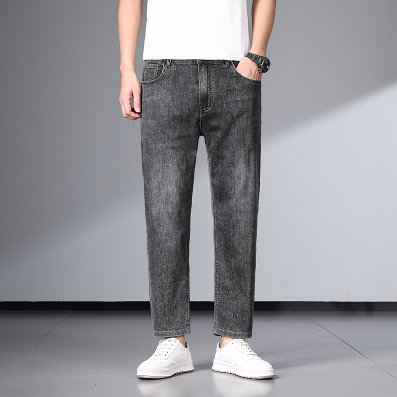 Yu2202 smoke gray (nine-point pants)