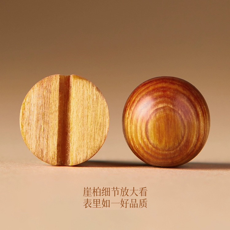 Taihang Thuja Bracelet Aged High-Oil Single-Circle Horizontal Stripe Translucent Prayer Beads Buddhist Beads 0.6m Wholesale High-Oil Translucent Bracelet 4