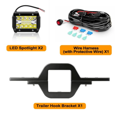 İşçi projektorları Hitch Mounting Bracket and Wiring
