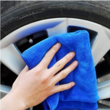 自動車タオルは車タオルを拭くワックスを塗って小さい方のタオルの30*30の極細繊維の30*70の雑巾の現物のメーカーを研磨します。|undefined
