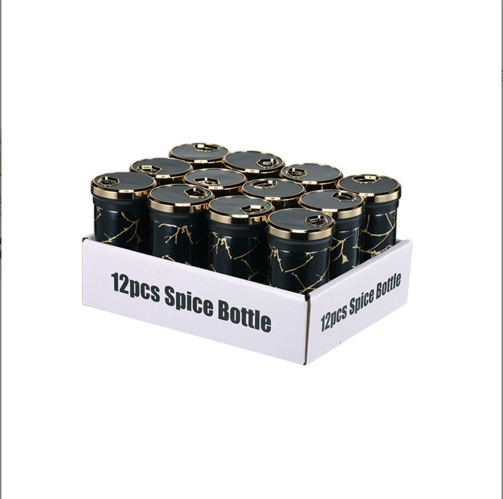 sellado a prueba de humedad peppermint condimento tanque condimento tanque condimento de vidrio de cocina caja de condimento doméstica set
