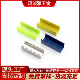 织带包头尾夹 适合diy绳子金属细齿尾夹扣服装辅料尾夹配件尾扣