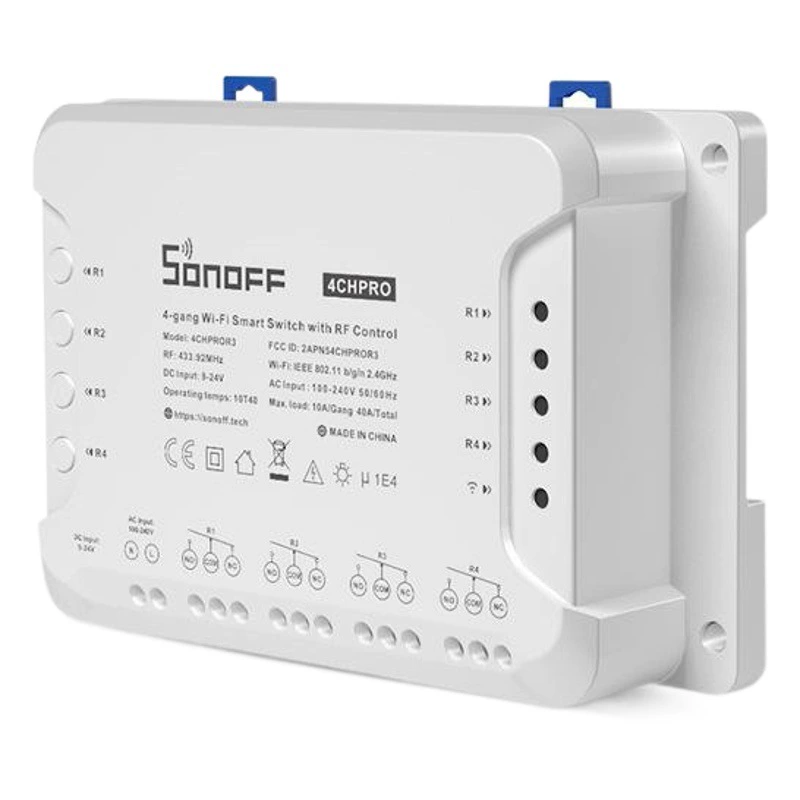Sonoff 4CH PRO R3 четырехсторонний Интеллектуальный переключатель WIFI новый простой голосовой переключатель с микролинкой времени