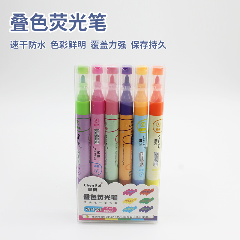 Fluorescence teaching marker for students