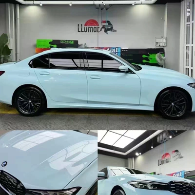 Car paint protective film Base Crystal Piano Black Porcelain - pet-material-crystal-glacier-blue-165m