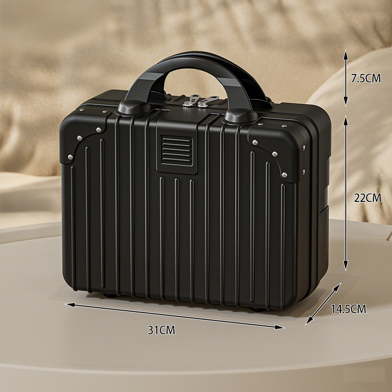 Pearl black / 14inch satchel cosmetic case