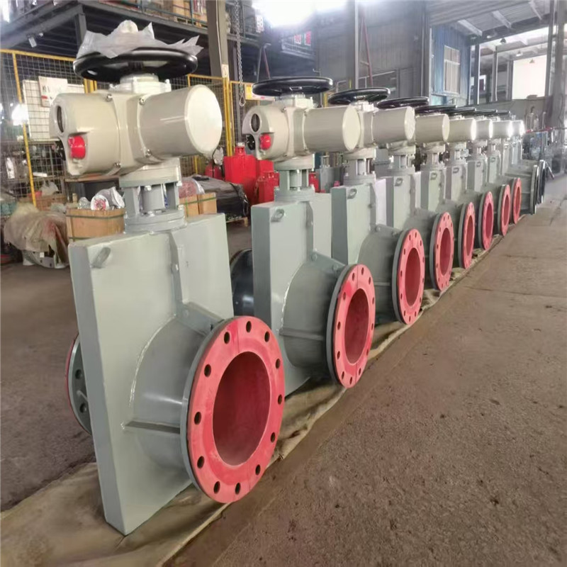 扬州瑞浦GJ941X-DN100电动管夹阀电动胶管阀