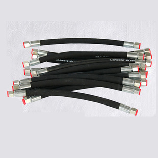Coal machinery equipment special oil pipe hydraulic oil pipe assembly high pressure oil pipe steel wire braided rubber hose assembly
