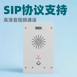 Manufacturer's Spot Sip Intercom Extension Waterproof and Dustproof Recording and Video Sip Video Intercom Terminal
