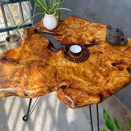 实木诧寂风茶桌客厅沙发阳台茶边几折叠桌露营家用休闲咖跨境