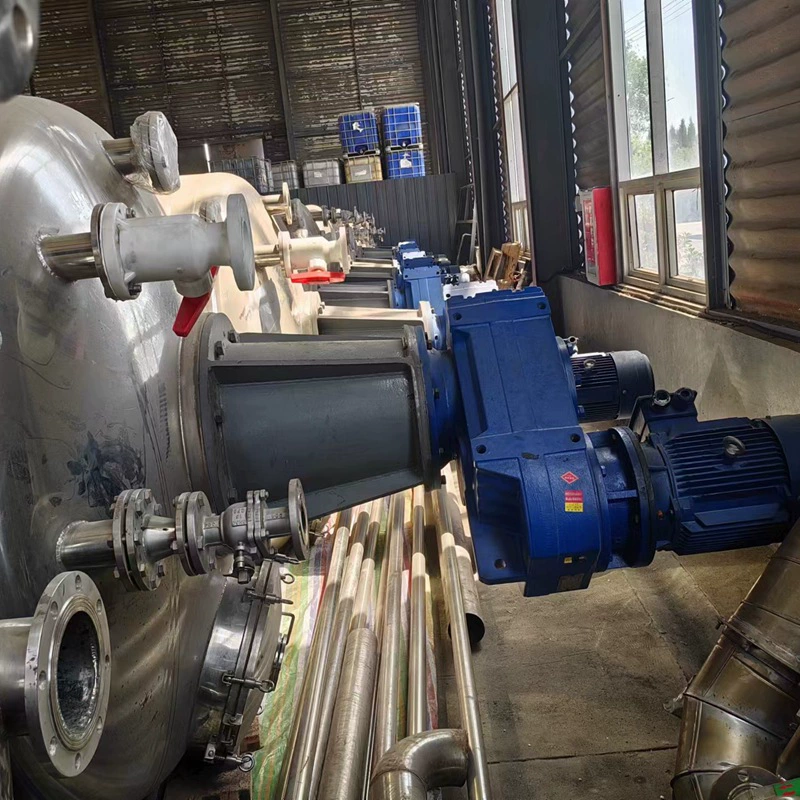 Б/у 5-кубный резервуар для смешивания зеркальной полировки, двухслойный резервуар для смешивания жидкого моющего средства из нержавеющей стали