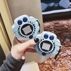 かわいい夜光ティラノサウルス機型AirPods Pro3 Apple Bluetoothイヤホンケース 第2/4世代対応 漫画風保護カバー