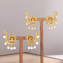 钛钢耳环时尚通勤轻奢高级感耳饰简约百搭不锈钢耳环跨境饰品批发