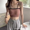 Underwear for elementary school students, sports push up bra, tank top, T-shirt, top with cups, Korean style, beautiful back