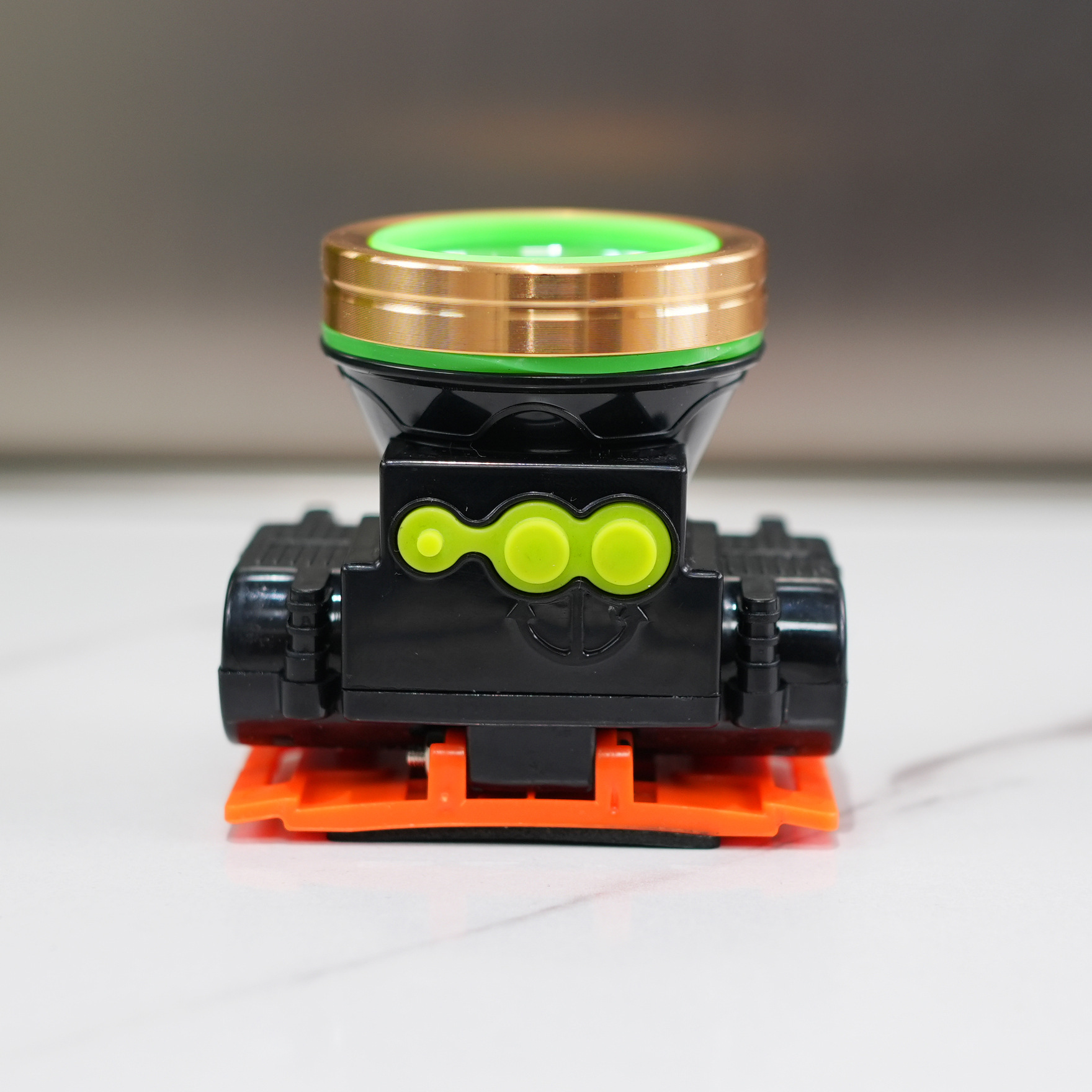 Luz azul LED larga duración recargable de largo alcance auricular litio al aire libre pescar faro lámpara de minería luz brillante