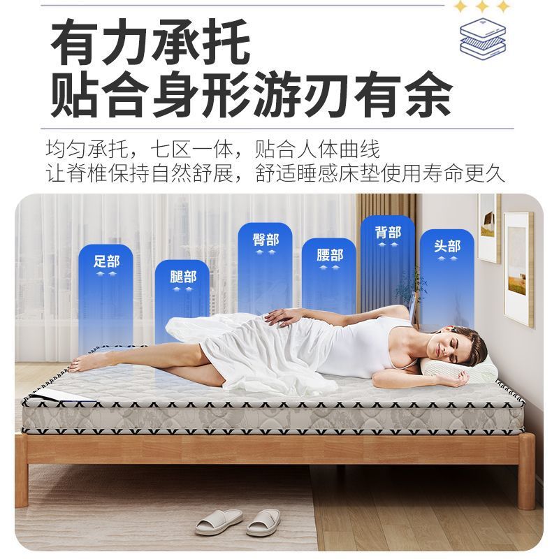 床垫天然椰棕家用棕榈护脊乳胶儿童棕垫榻榻米垫子卧室椰棕垫一件