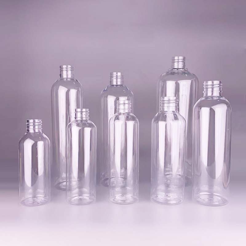 Botellas PET de plástico transparente de niebla pequeña botella de pulverización botella vacía botella de plástico 30ml 100ml botella de PE