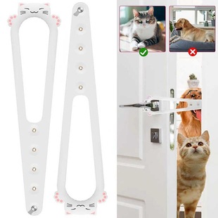 Enter the cat cat door door lock-free door retention device limit free in and out of the door perforated ventilation pet elastic room air conditioning