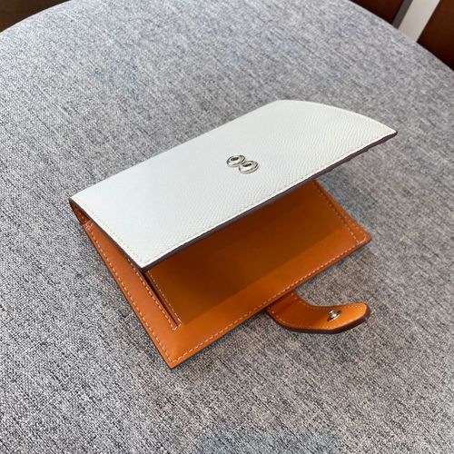 Palm print bifold wallet for women  new style cowhide wallet coin card holder contrasting color niche design large capacity simple