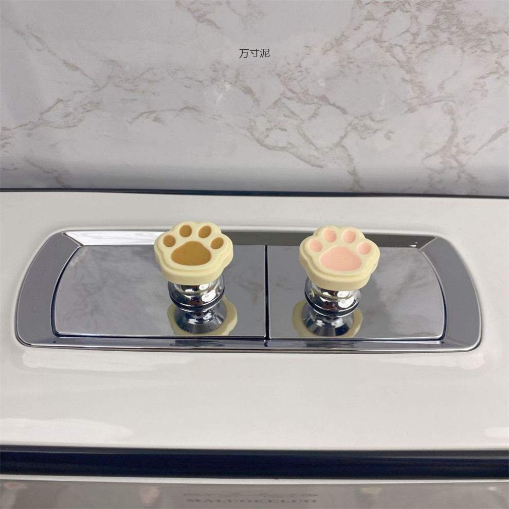Toilet press cat paw nail art nail unblocking special water tank button auxiliary key bathroom flush switch wholesale undefined