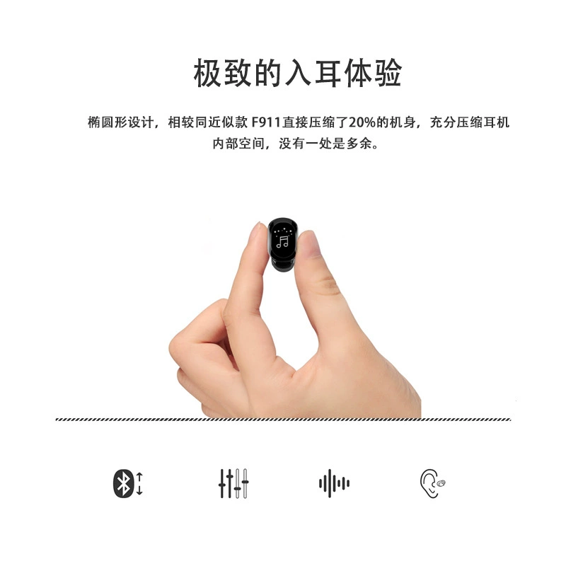 F911 одиночное Bluetooth-гарнитура сенсорного типа, одинарное ухо, горячая распродажа, 5.0, мини S8, приходящие уши, достойная приватная модель