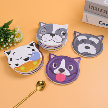 ���R�d�մɱ��|��ˮ���|���ﹷ��ͨ��ӡ�������Qpuppy coasters