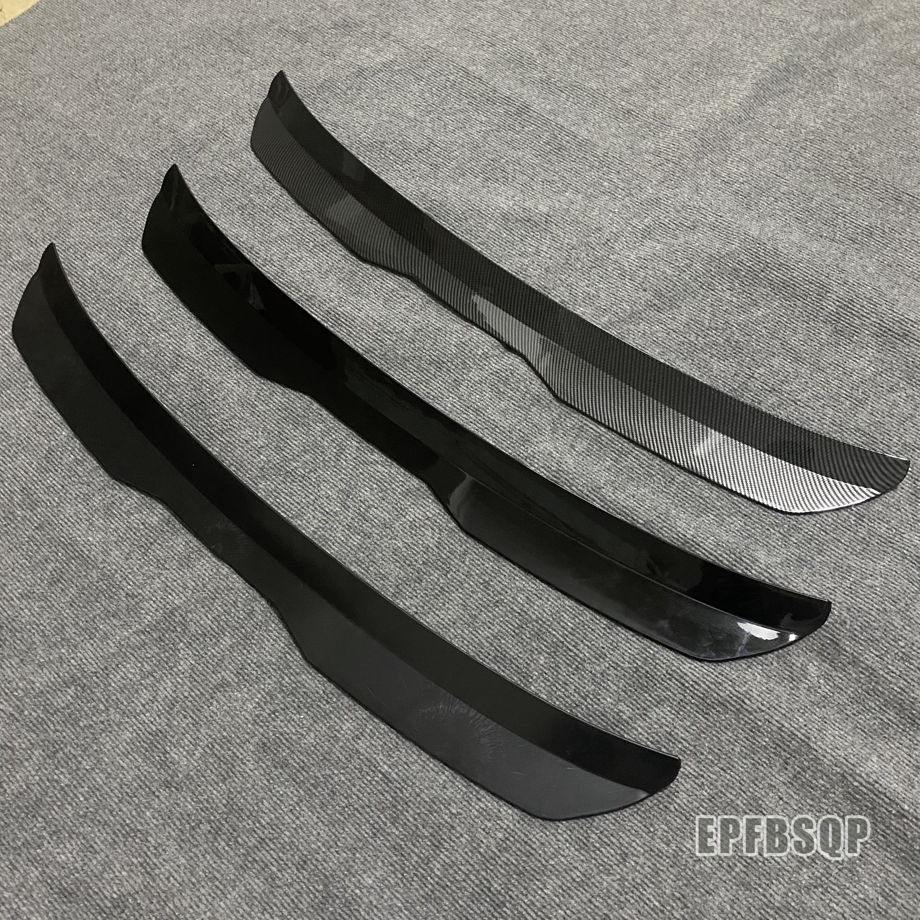 Suitable for 08-20 Hatchback Bmw 1 Series Rear Wing F20 E87 Imported 1 Series Carbon Fiber Pattern Top Wing Without Drilling