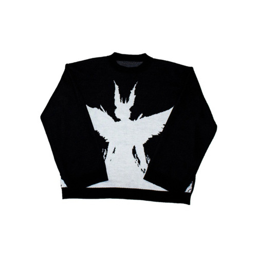Trendy casual knit sweater for men and women—autumn/winter style