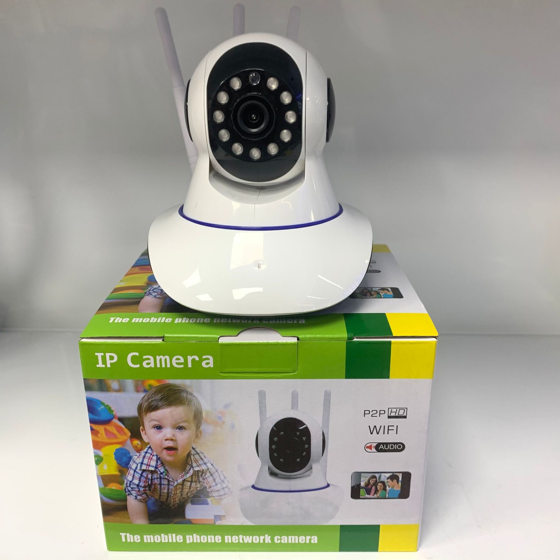 Yoosee tiene una buena vista 3 antenas infrarrojos visión nocturna cámara de vigilancia inalámbrica hogar teléfono remoto HD inteligente