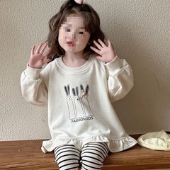 女童套装春秋洋气衣服儿童韩版裤子女宝宝春装卫衣两件套0192A081