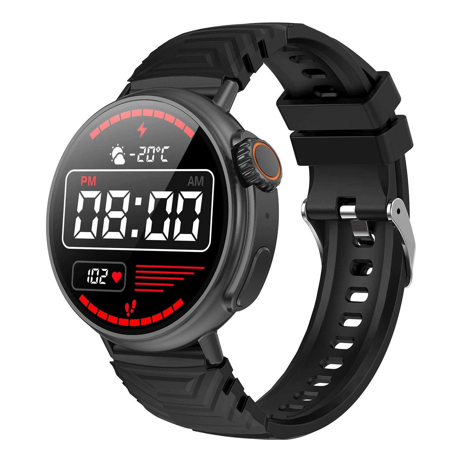 Smart bracelet, watch, wide screen, bluetooth, tracks heartbeat