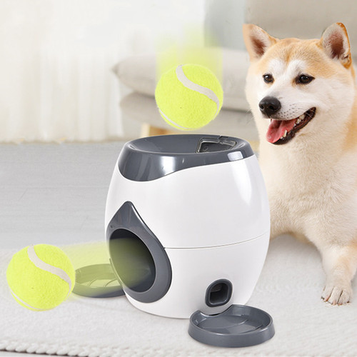 Pet dog tennis ball feeder trainer reward machine dog snack machine ball machine interactive fun dog toy