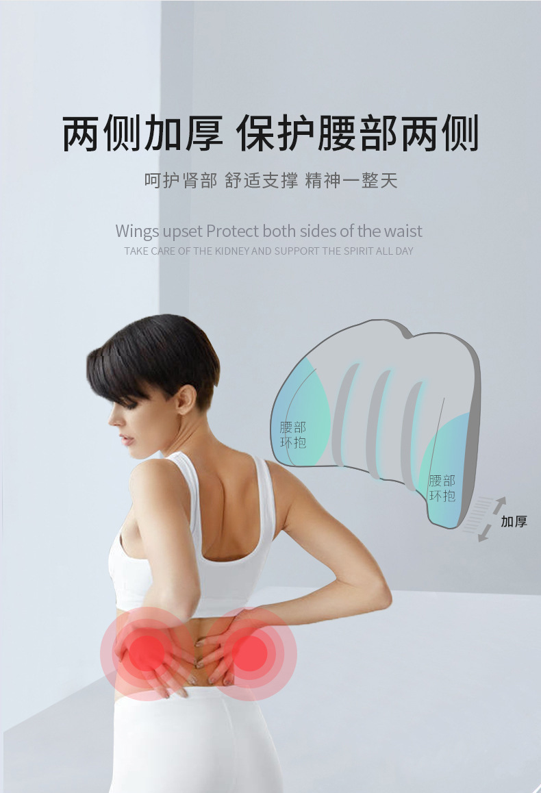 Memory Foam Car Lumbar Support and Headrest Set, Ergonomic Neck and Waist Support, Breathable Car Cushion