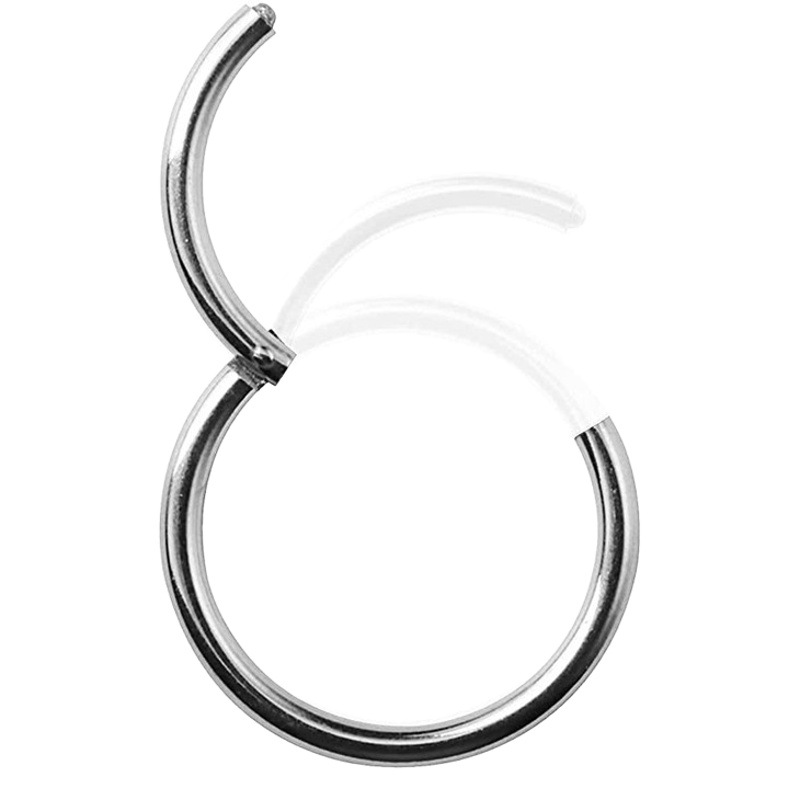 316 Stainless Steel Multifunctional Piercing Rings, Nose Rings, Lip Rings, Earrings, Seamless Open Rings, Ear Jewelry, Factory Direct Sales, in Stock