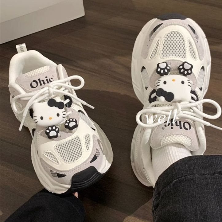 Original Mesh Thick-Soled Dad Shoes for Women 2026 Summer Breathable Niche Versatile Ins Trendy Casual Sports Shoes for Women