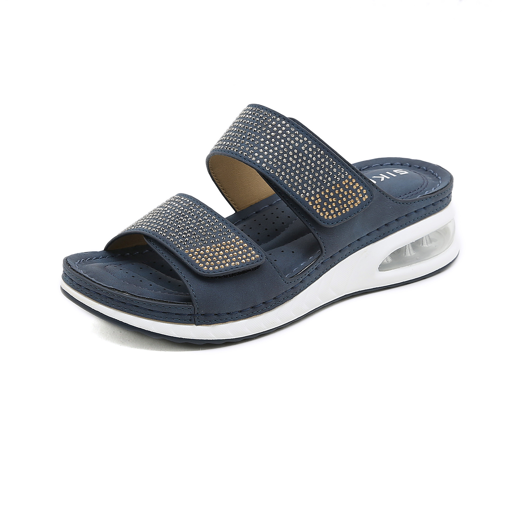 A1454 610K GIÀY DÉP SANDAL NỮ HUITDTU BIG SIZE NGOẠI CỠ GẮN ĐÁ PHONG CÁCH ÂU MỸ ĐẾ XUỒNG GIÀY DÉP NỮ G02 SẢN PHẨM MỚI