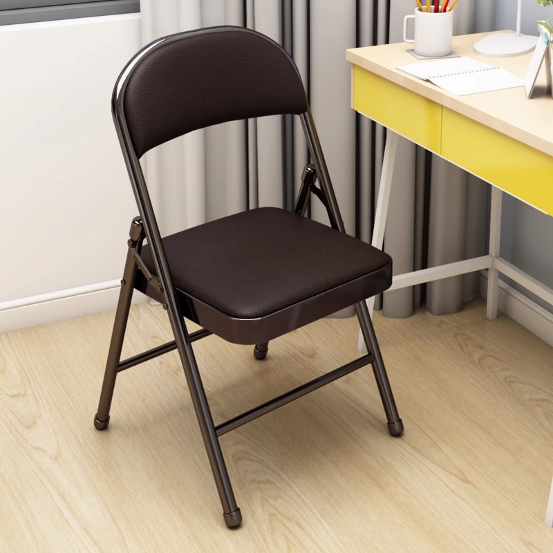 Simple Folding Stool Back Chair Home Folding Office Chair Conference Chair Computer Chair Portable Dining Chair Dormitory Chair