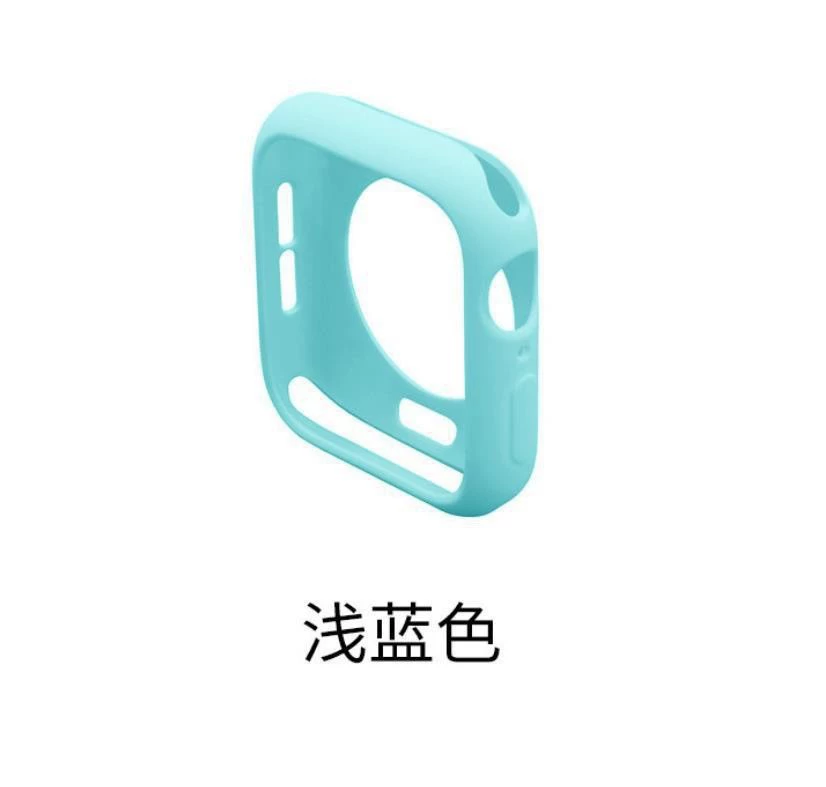 Силиконовый мягкий защитный чехол в цвет конфет для IWATCH, подходит для Apple S10/8/7/SE/Ultra