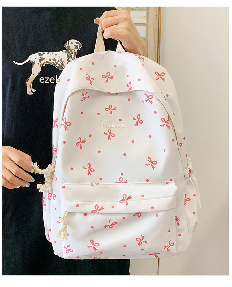 Japanese-style minimalist casual large-capacity backpack for middle and high school students, lightweight and trendy school daypack for girls