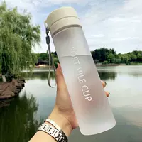 Пищевая простая бутылка для воды экологичная высокотемпературная стойкая к воде чашка мужской стиль простая пластиковая большая ёмкость портативная и против упадка