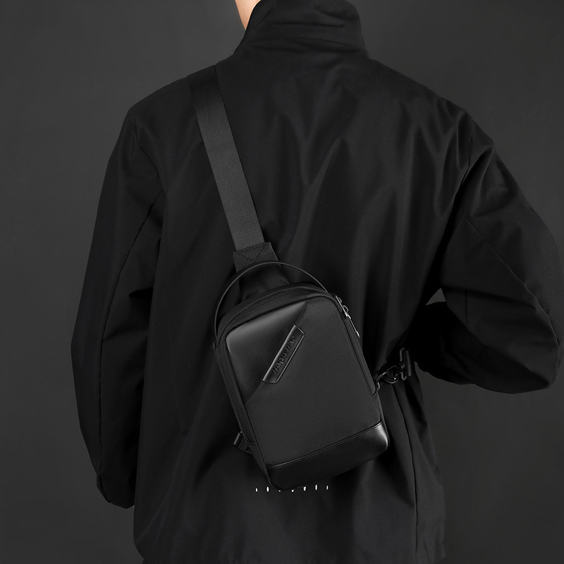 WEPOWER nuevo tipo de bolso de mano de hombre, bolso de hombro de moda, bolso de pecho casual multifuncional a prueba de derrames