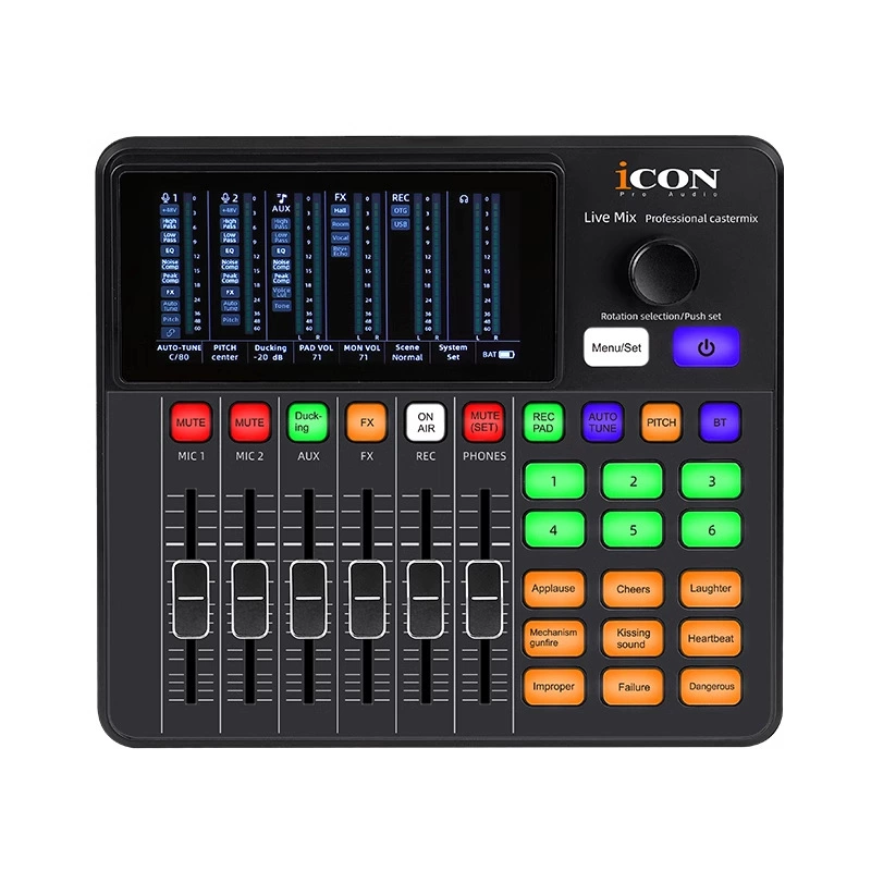 icon Aiken MIX живая звуковая карта для телефона, тюнинг для трансляций, запись, комплект для пения K