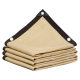 Yellow Sunshade Net Beige Outdoor Sunscreen Net Flower Breeding Sunscreen Net Courtyard Cool Sunscreen Net