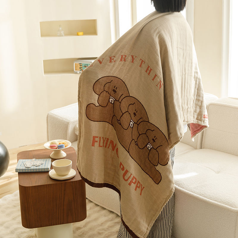 Japanese Cartoon Pure Cotton Bath Towel Four-Layer Gauze Cotton and Linen Water-Absorbent Sweat-Absorbent Quick-Drying Large Towel Bath Towel Thin Blanket Japanese Cartoon Pure Cotton Bath Towel Four-Layer Gauze Cotton and Linen Water-Absorbent Sweat-Absorbent Quick-Drying Large Towel Bath Towel Thin Blanket