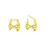 Earrings, golden ear clips, European style, light luxury style, simple and elegant design, wholesale