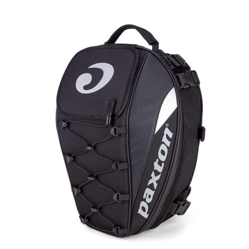 New Motorcycle Helmet Storage Bag, Large Capacity Electric Vehicle Rear Seat Bag, Motorcycle Tail Bag, Riding Backpack, in Stock