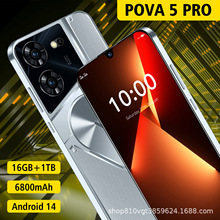 新款现货跨境Pova5智能手机16+1T安卓外贸手机源头工厂价低价批发