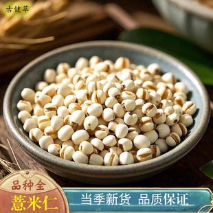贵州小薏米仁中药材新货铁白薏米薏苡仁小粒500g薏苡米仁当季新货-阿里巴巴