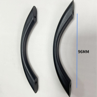 Factory direct solid single hole furniture hardware accessories drawer cabinet door handle American black cabinet wardrobe handle